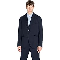 Armani Exchange ダークブルー テーラードジャケット ARMANI EXCHANGE（アルマーニエクスチェンジ）の「【A|X アルマーニ